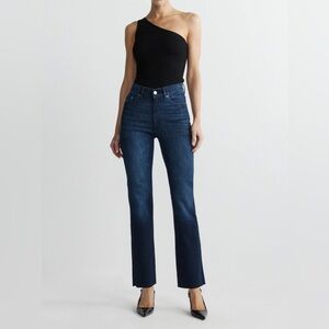 DL1961 Dark Blue Jeans Halle straight petite 28p